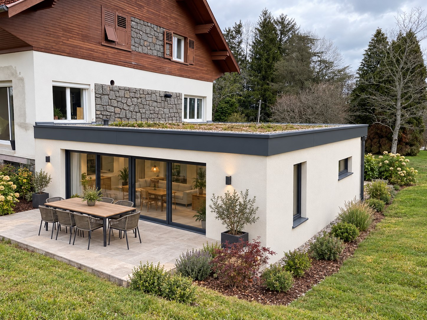 Extension terminée, visualisation à partir d’un chantier BatizenX